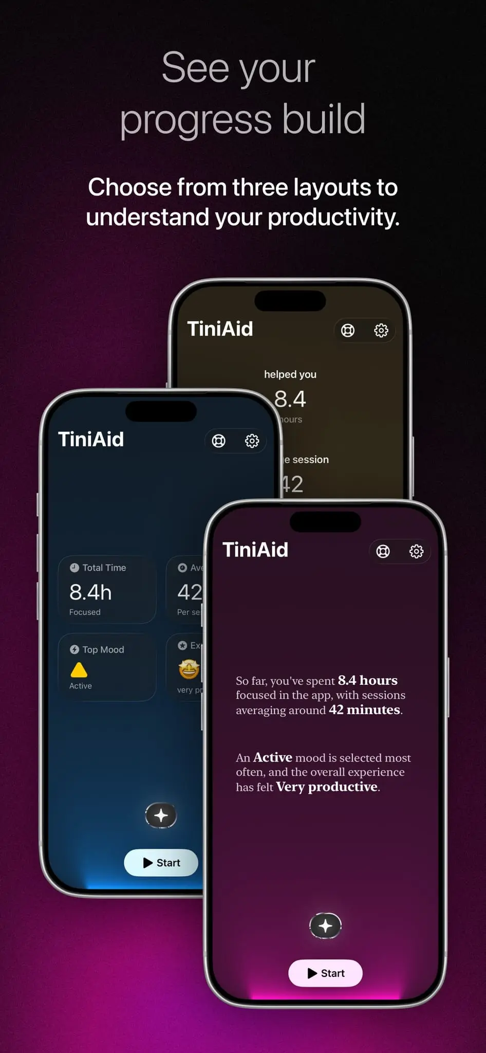 Screenshot 1 of TiniAid - Focus for ADHD