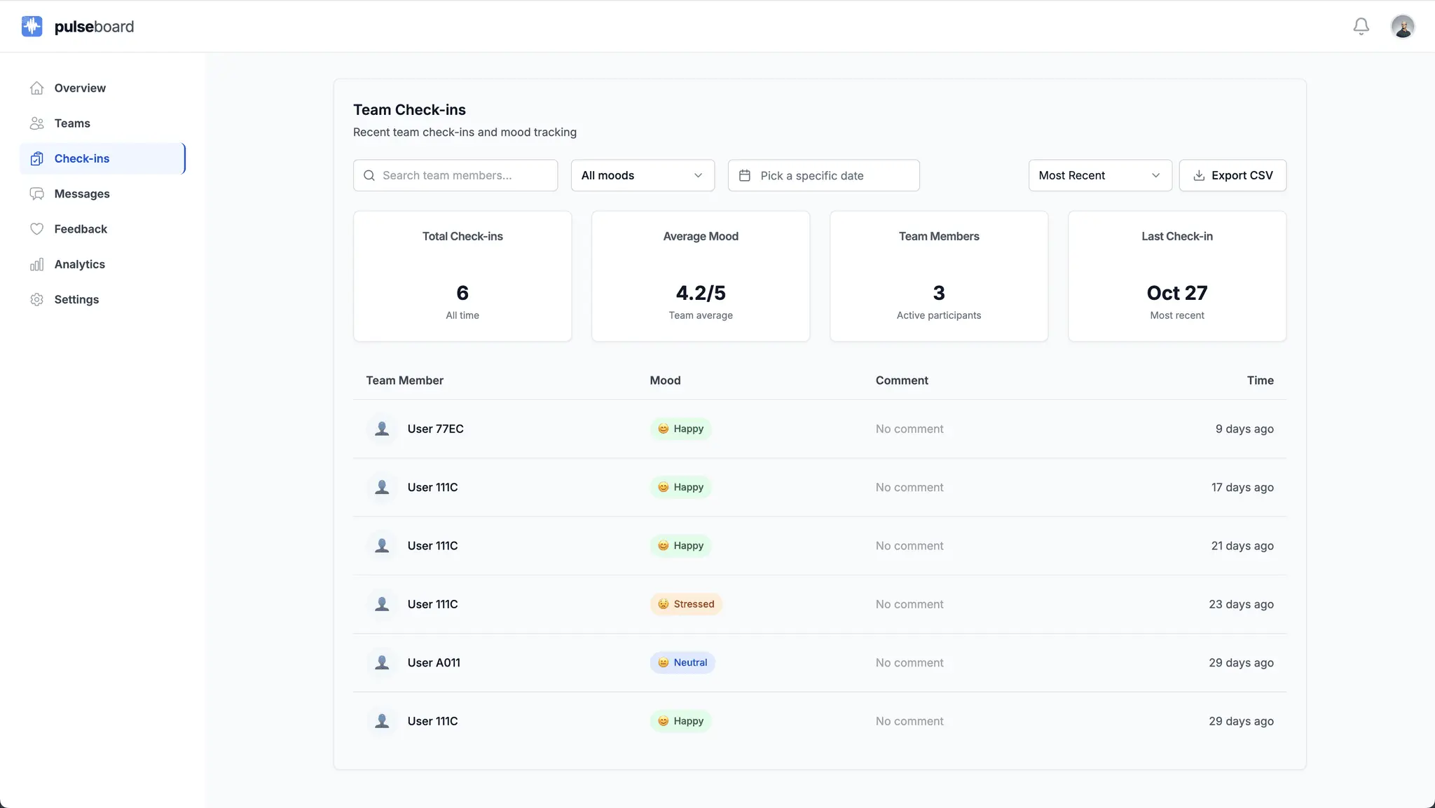 Screenshot 5 of PulseBoard - Sickness Leave Prevent