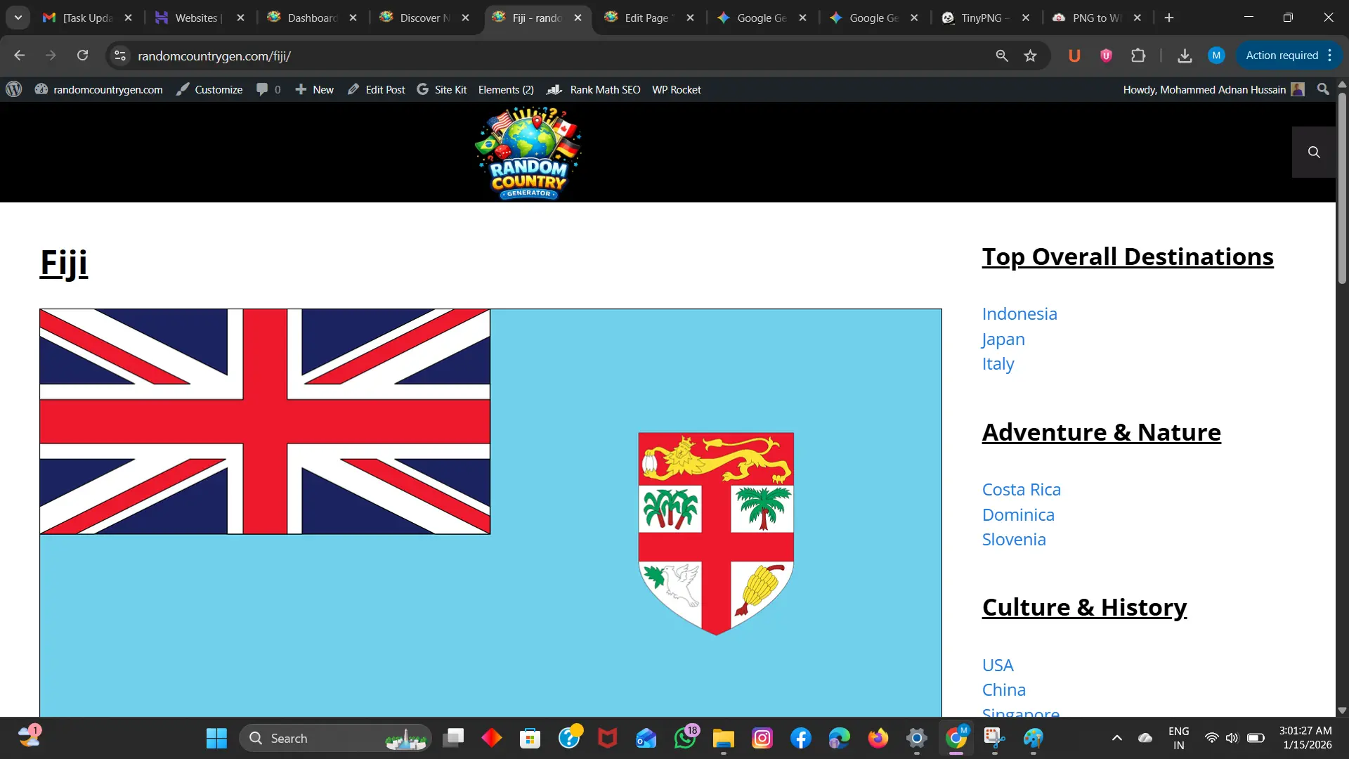 Screenshot 2 of Random Country Gen