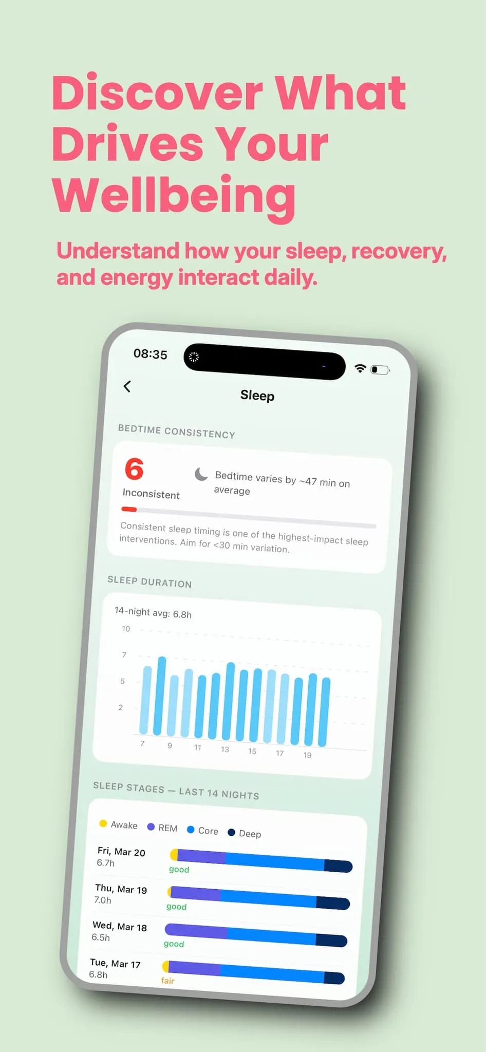 Screenshot 3 of Metrya — BioKey Health AI