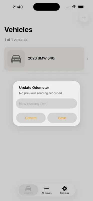 Screenshot 1 of Car Snaglist