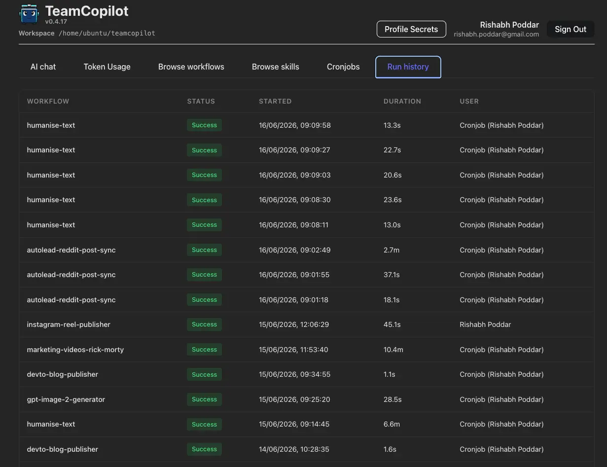 Screenshot 5 of TeamCopilot