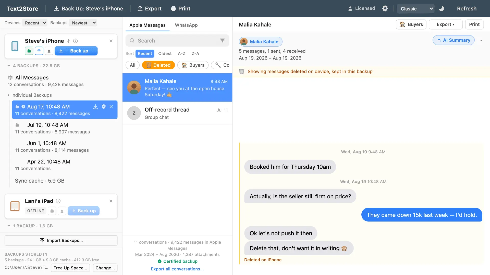 Screenshot 8 of Text2Store