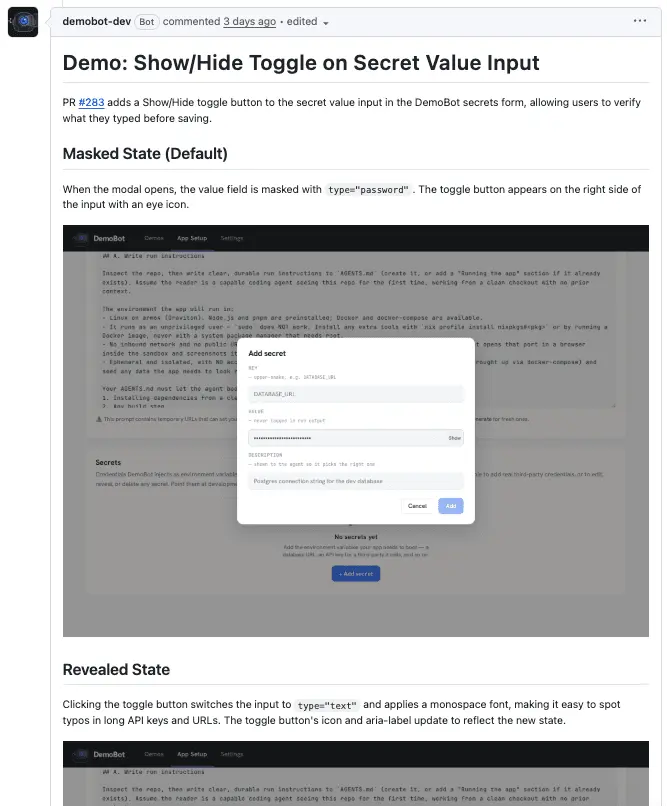 Screenshot 2 of DemoBot