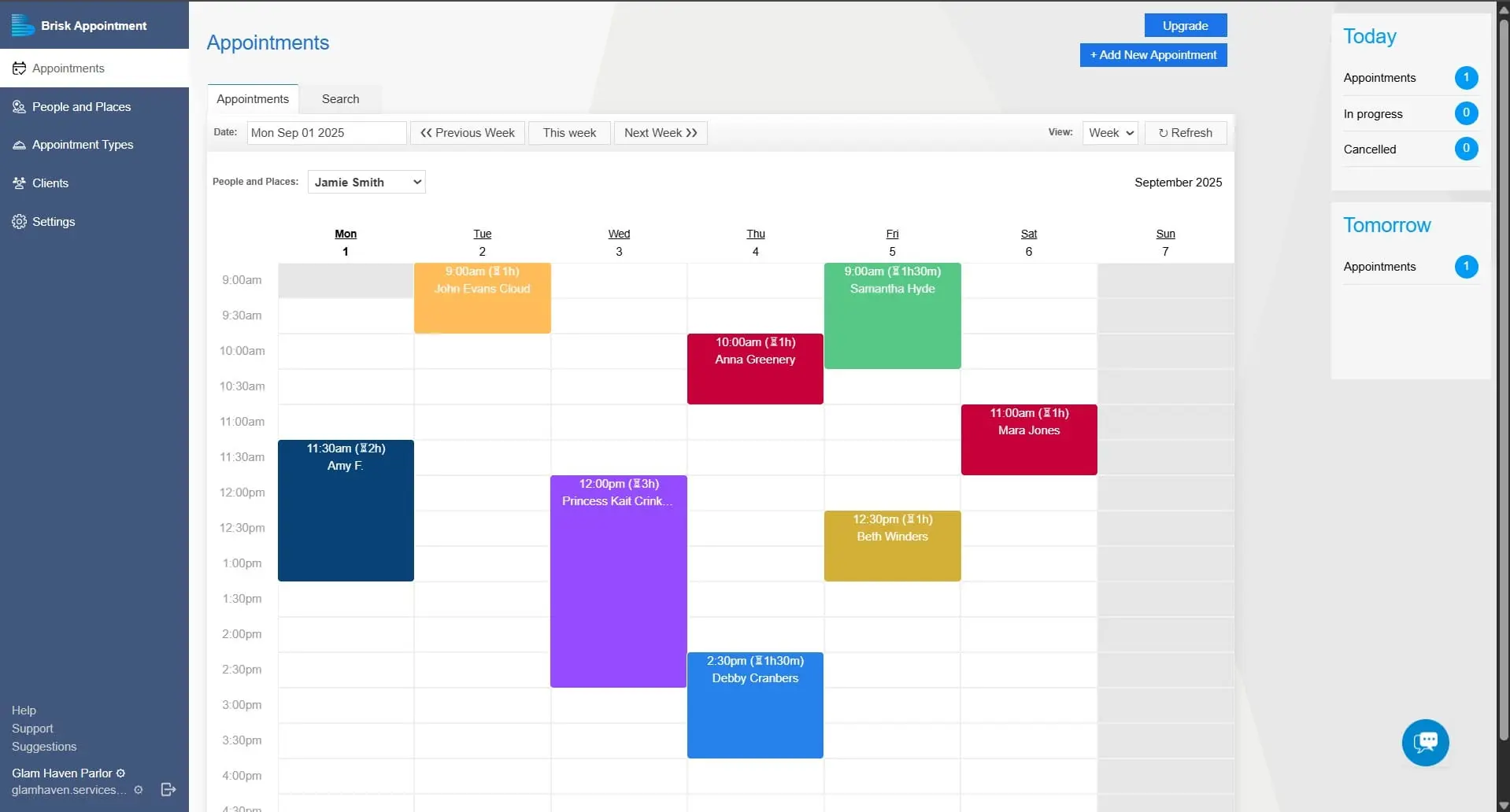 Screenshot 2 of Brisk Appointment