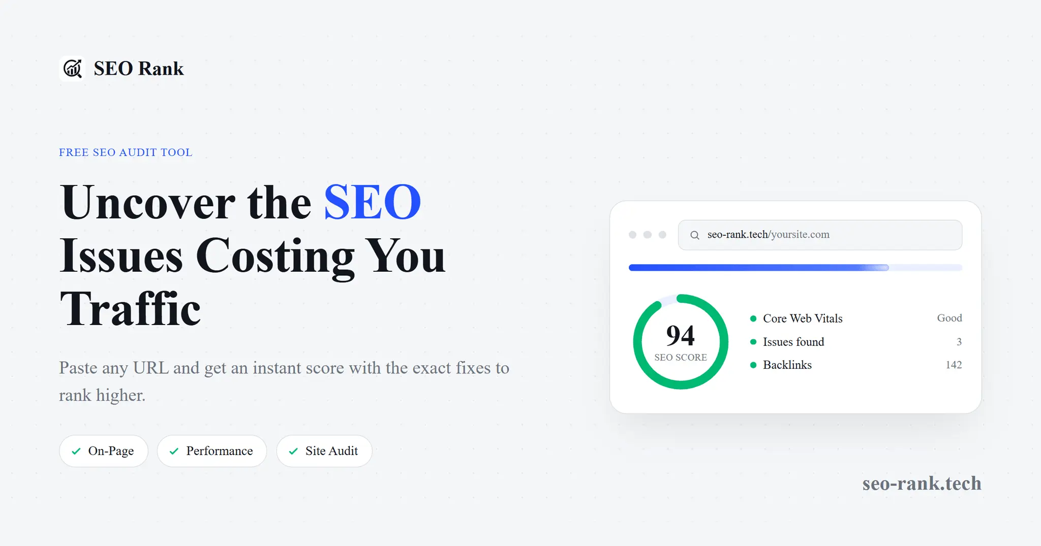 Screenshot 1 of SEO Rank