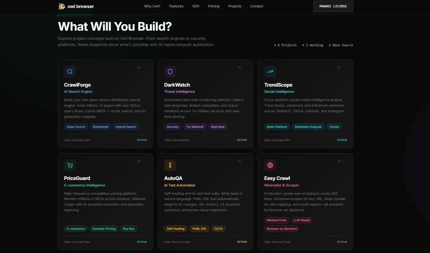 Screenshot 1 of Owl Browser