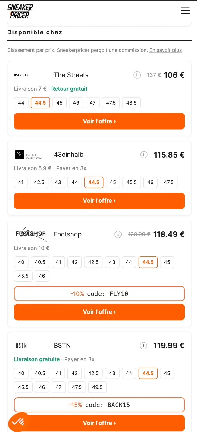 Screenshot 3 of Sneakerpricer