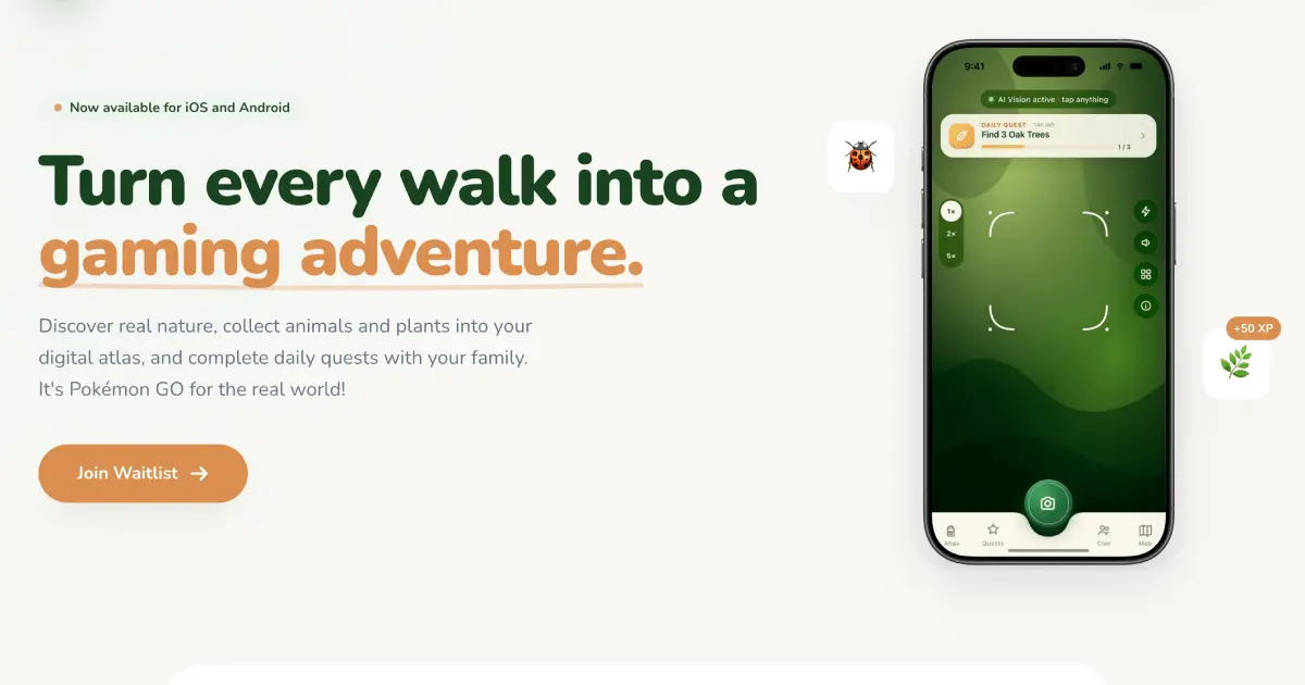 Screenshot 1 of NatureScout