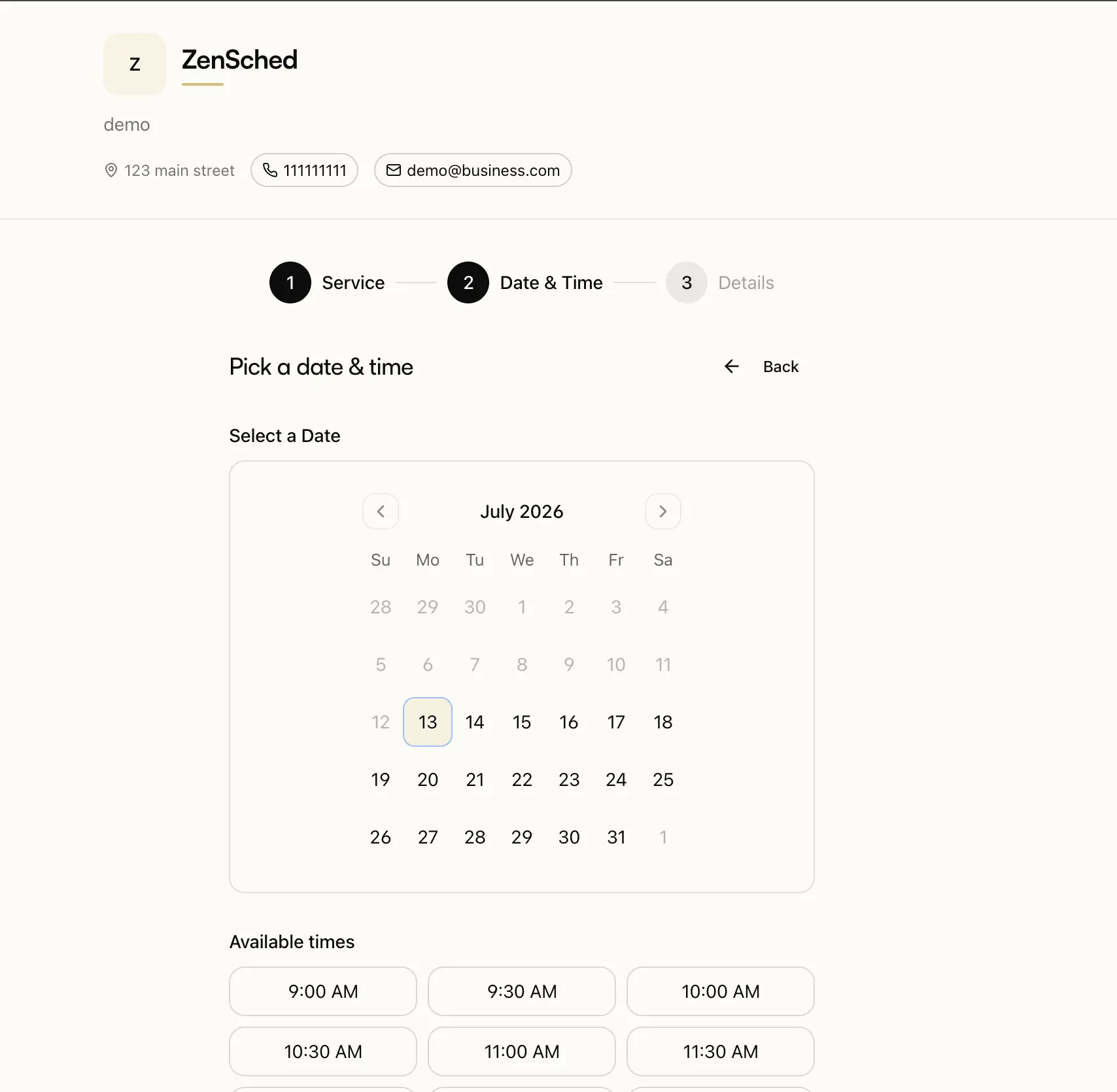Screenshot 4 of ZenSched