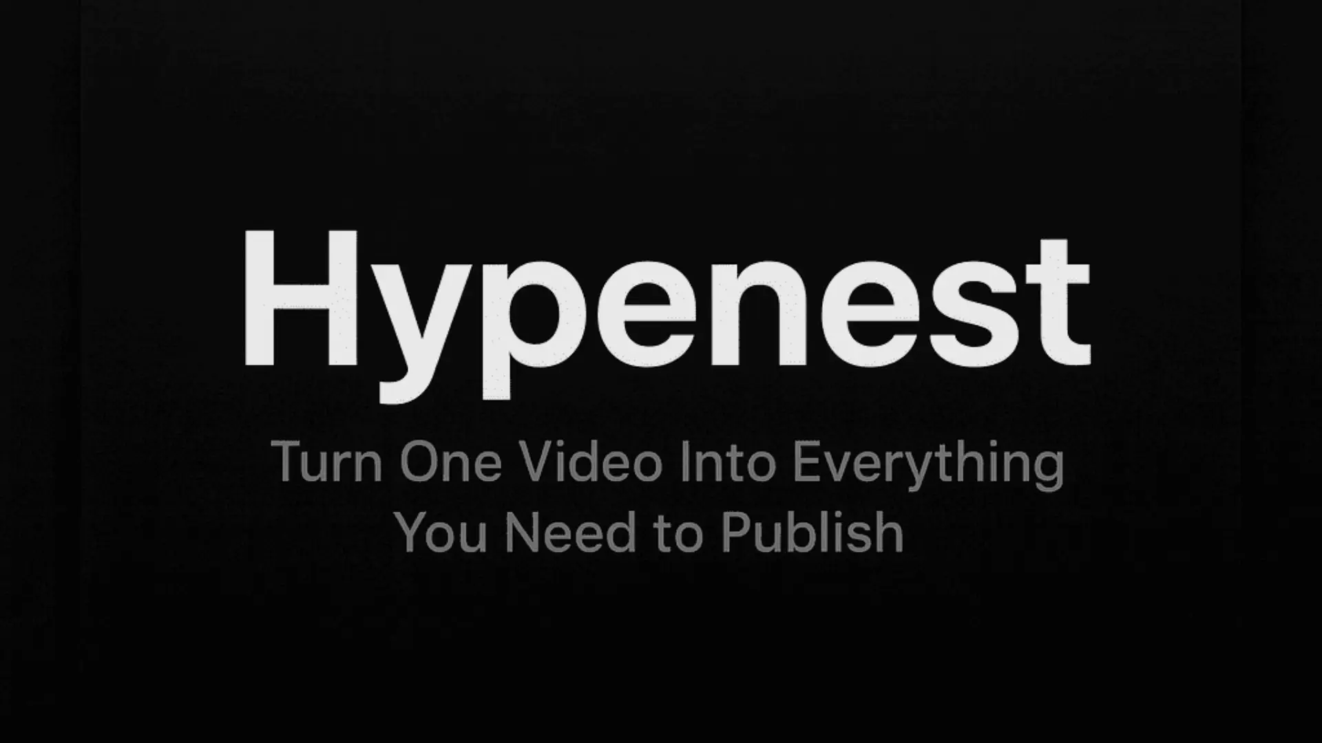 Screenshot 1 of Hypenest AI Repurposing Tool
