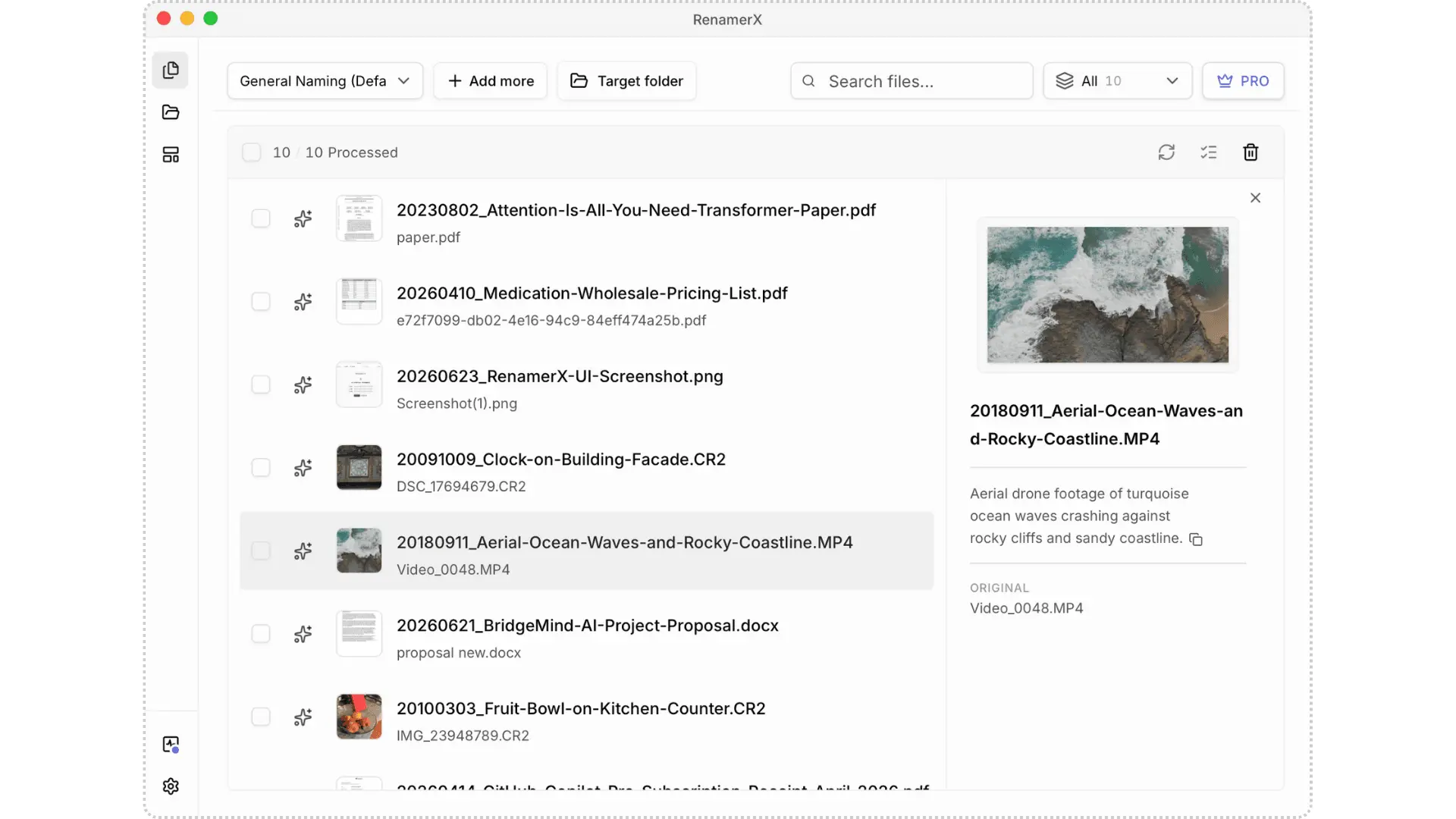 Screenshot 2 of RenamerX