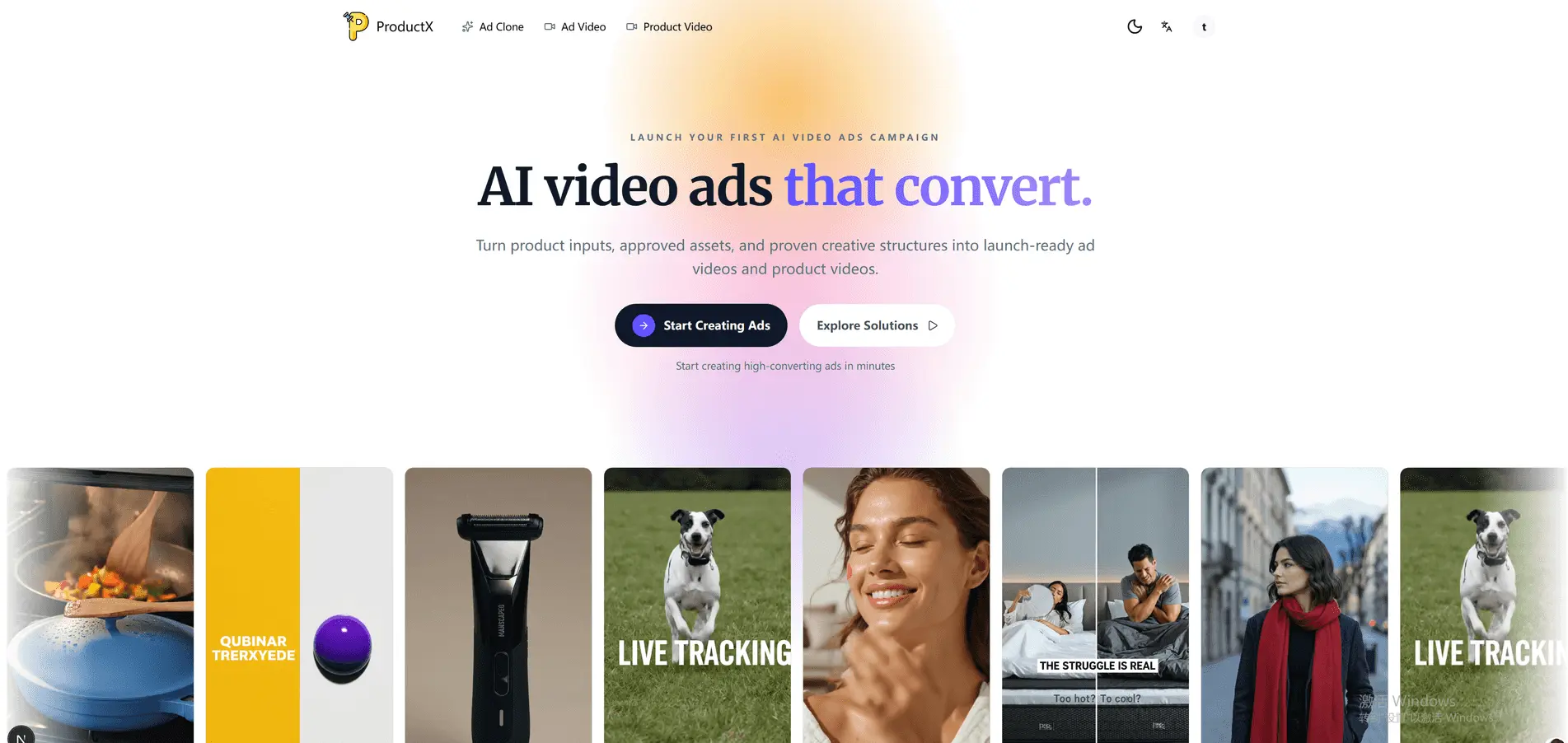 Screenshot 3 of ProductX AI Ad Clone Tool