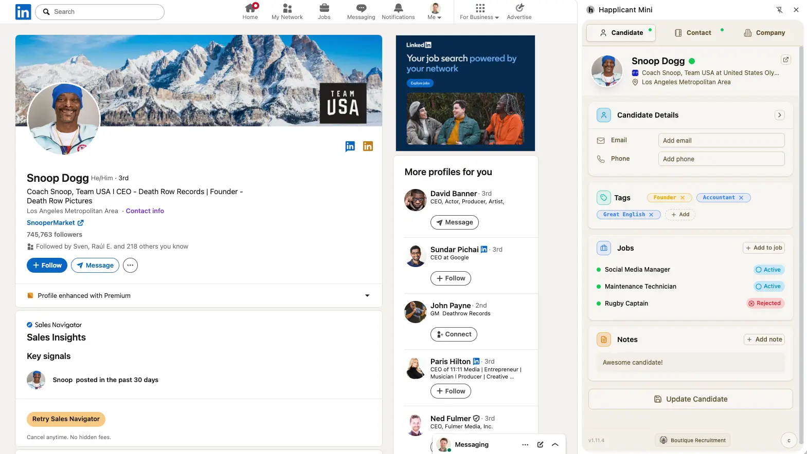 Screenshot 1 of Happlicant