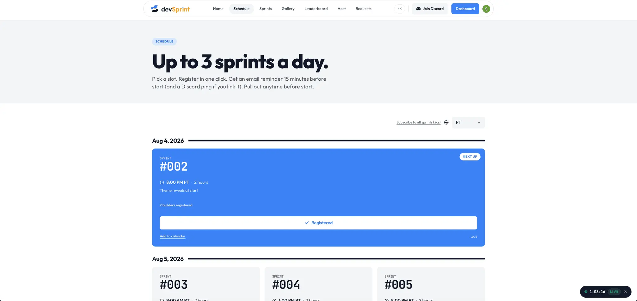 Screenshot 3 of devSprint