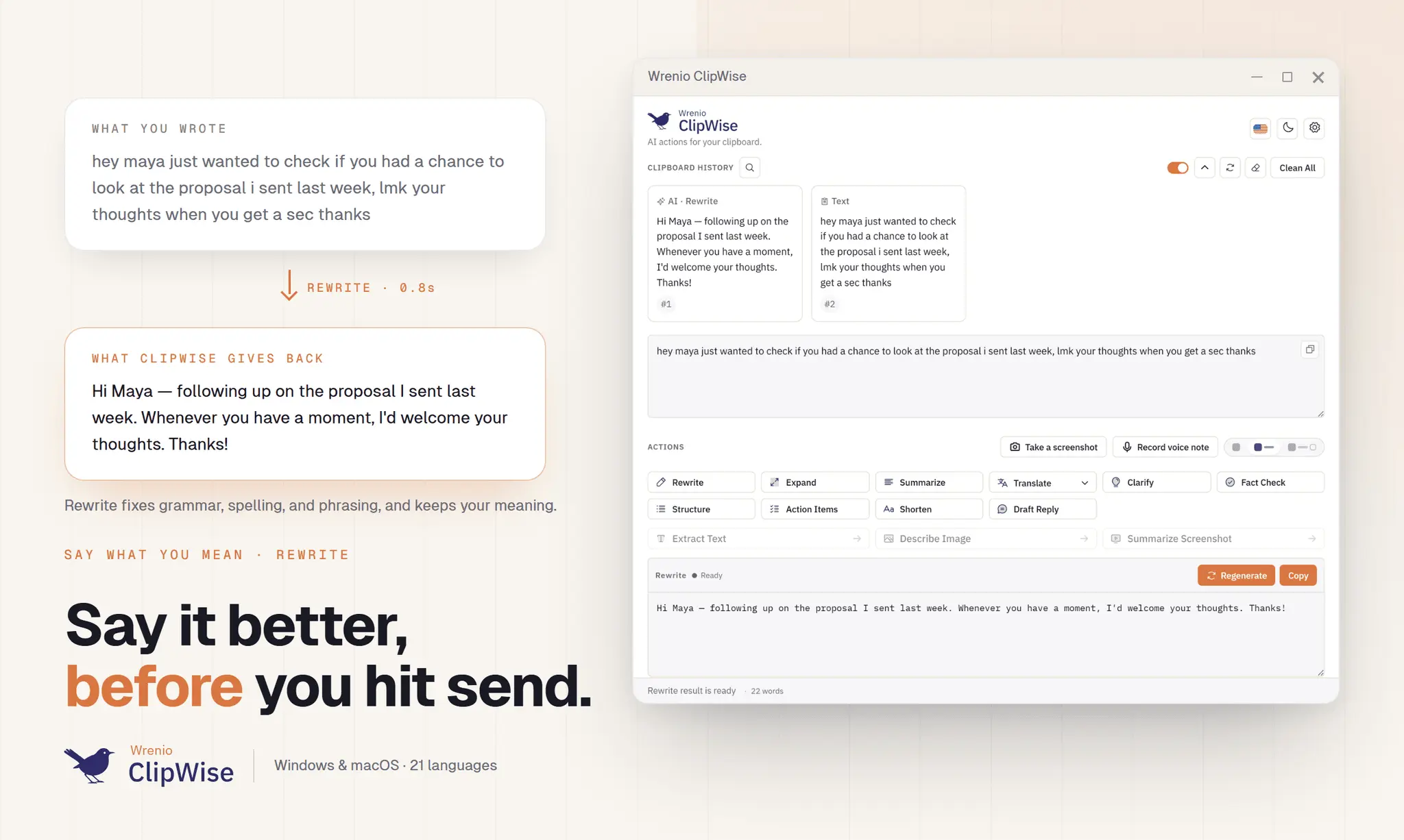 Screenshot 2 of ClipWise