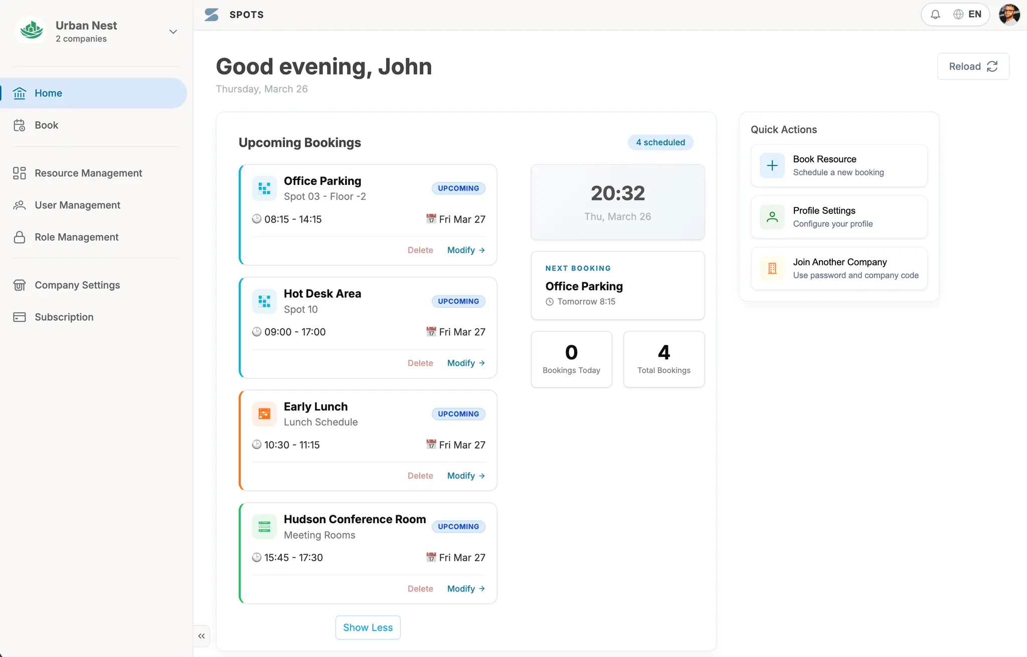 Screenshot 1 of Spots App
