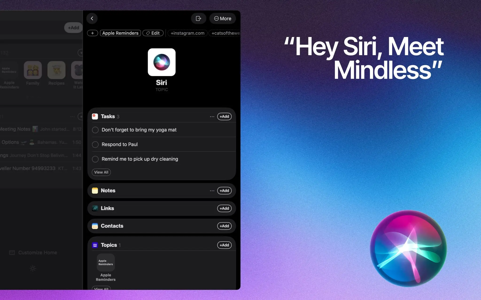 Screenshot 5 of Mindless: Voice Tasks & Meeting Notes