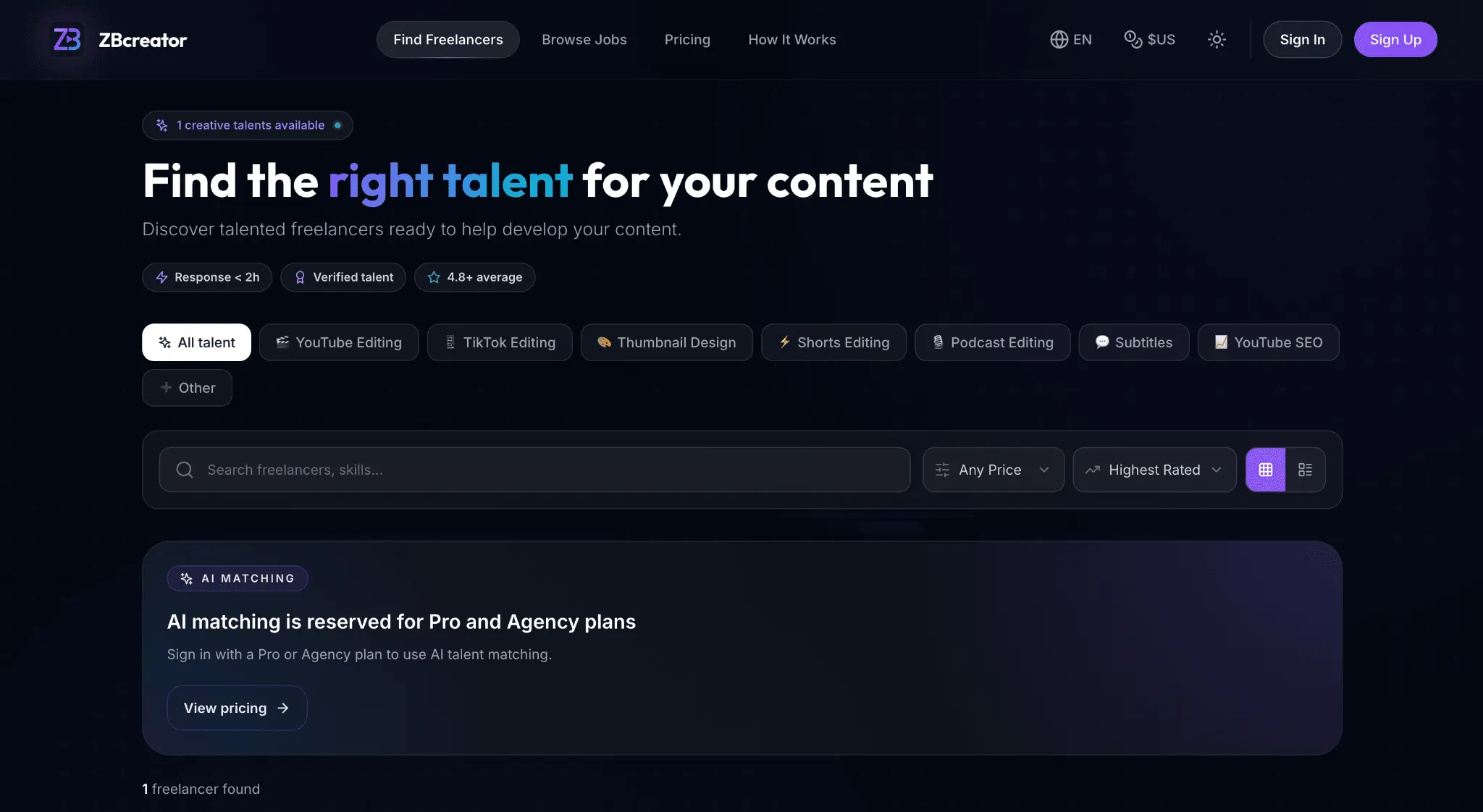Screenshot 1 of ZBcreator