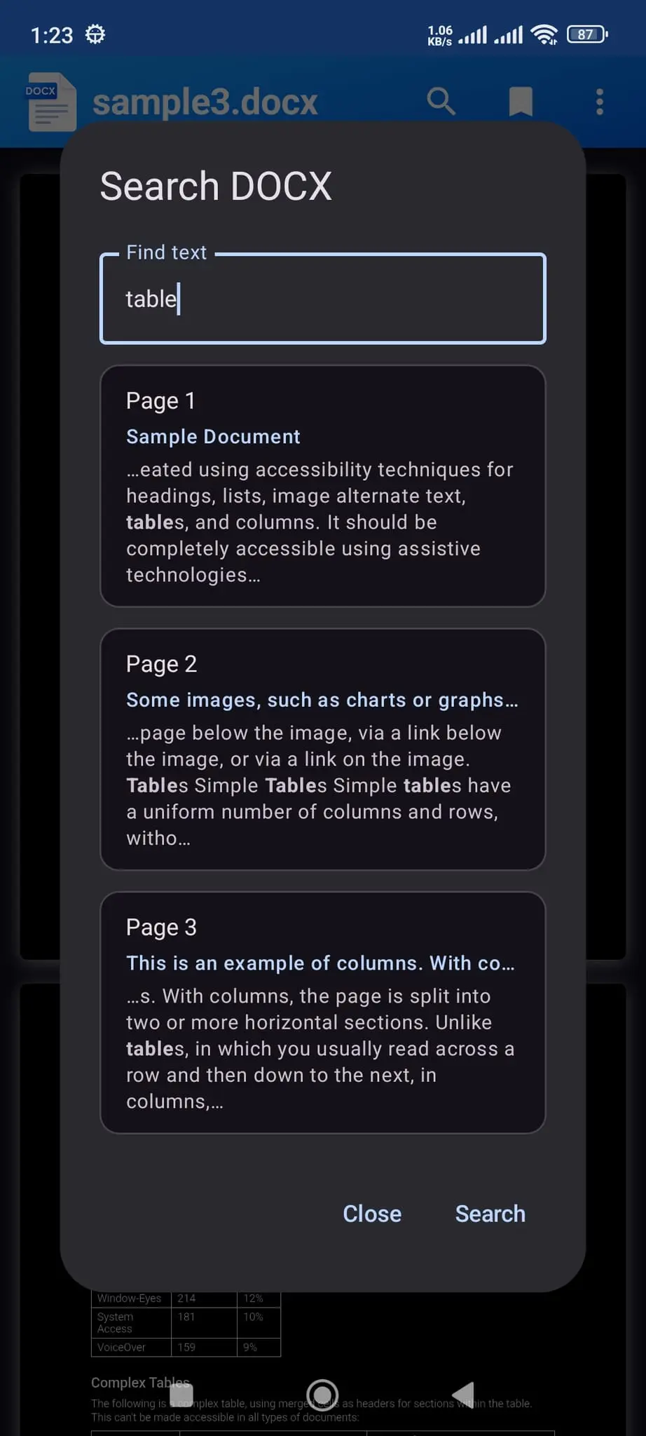Screenshot 7 of Docx Viewer
