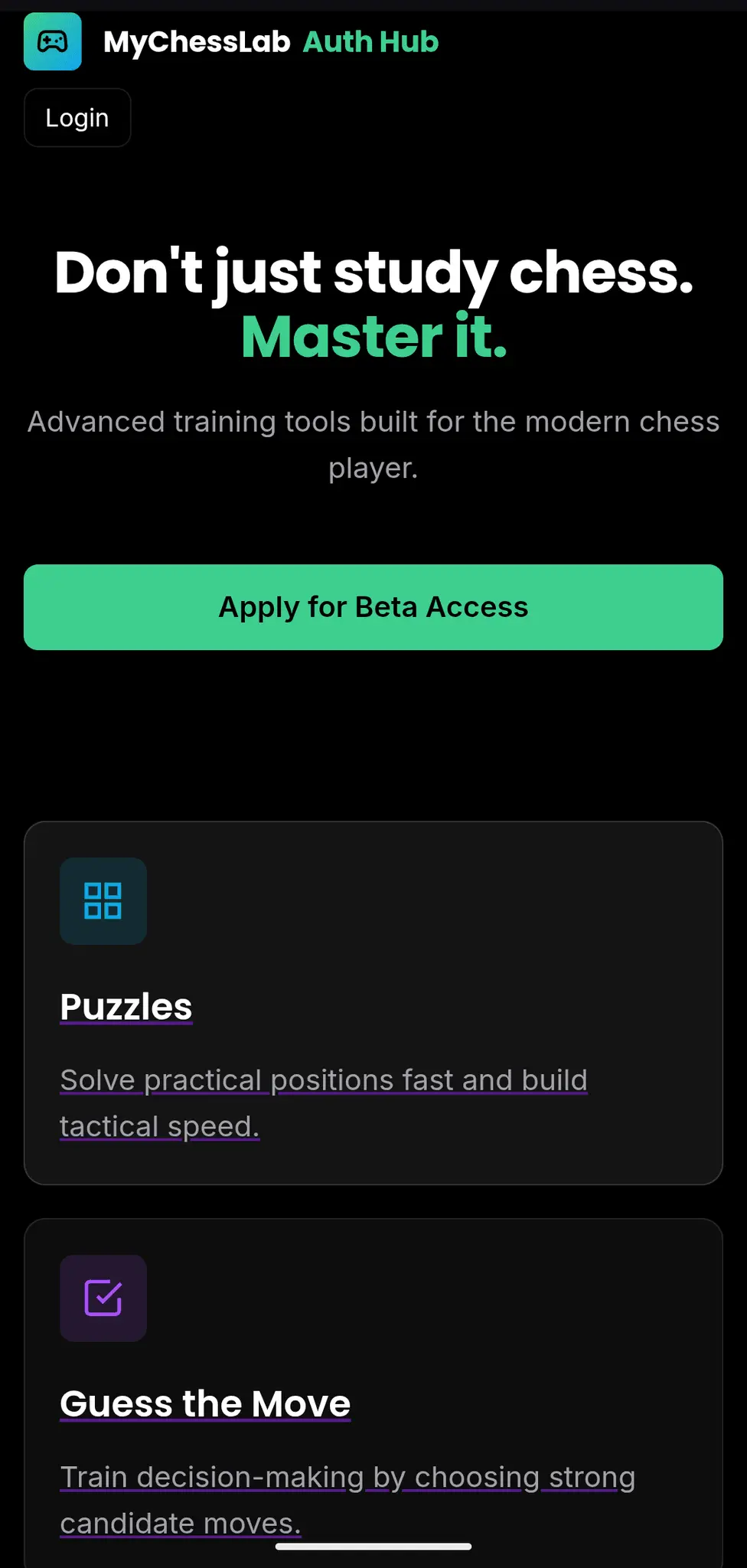Screenshot 1 of MyChessLab