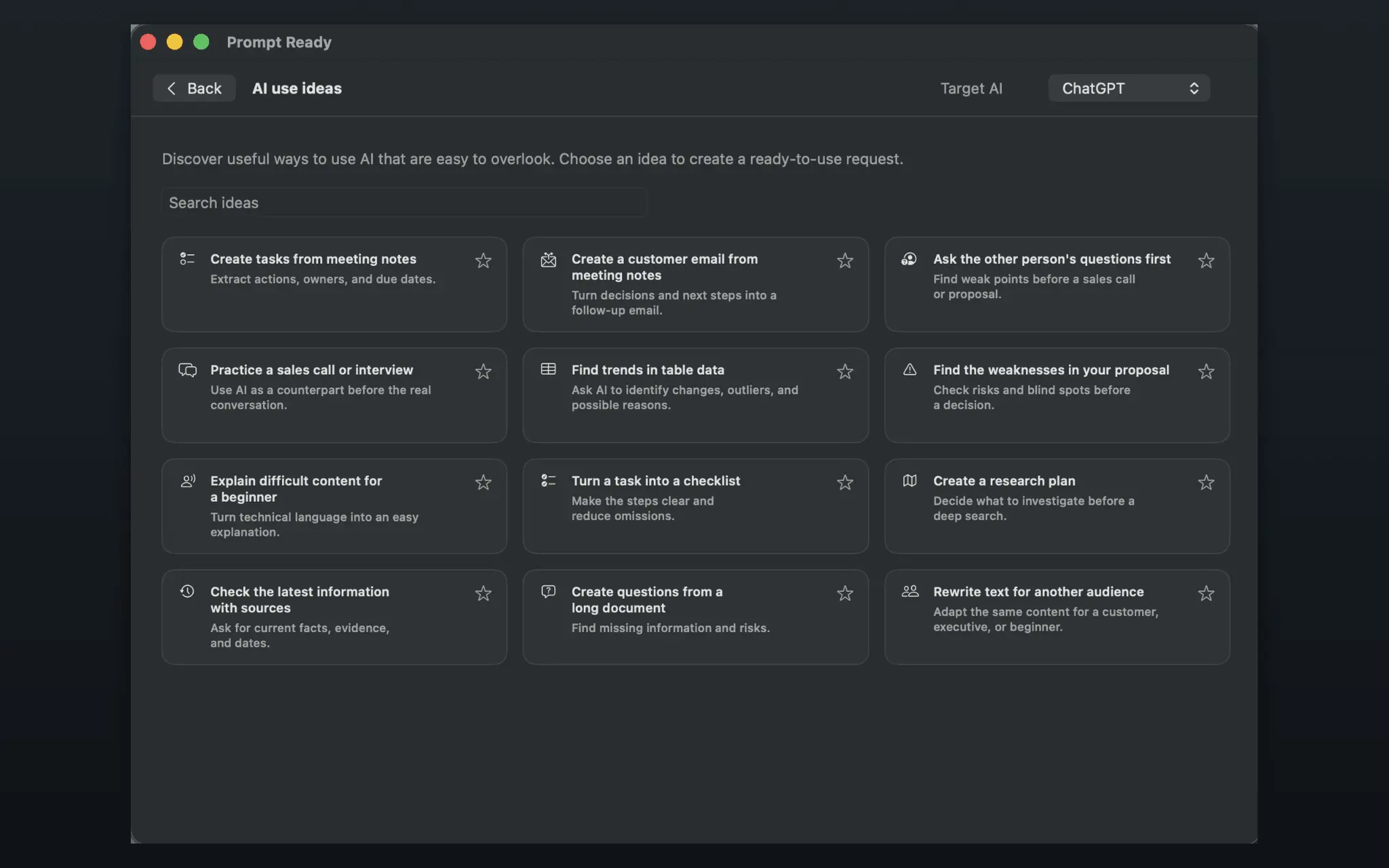 Screenshot 3 of Prompt Ready