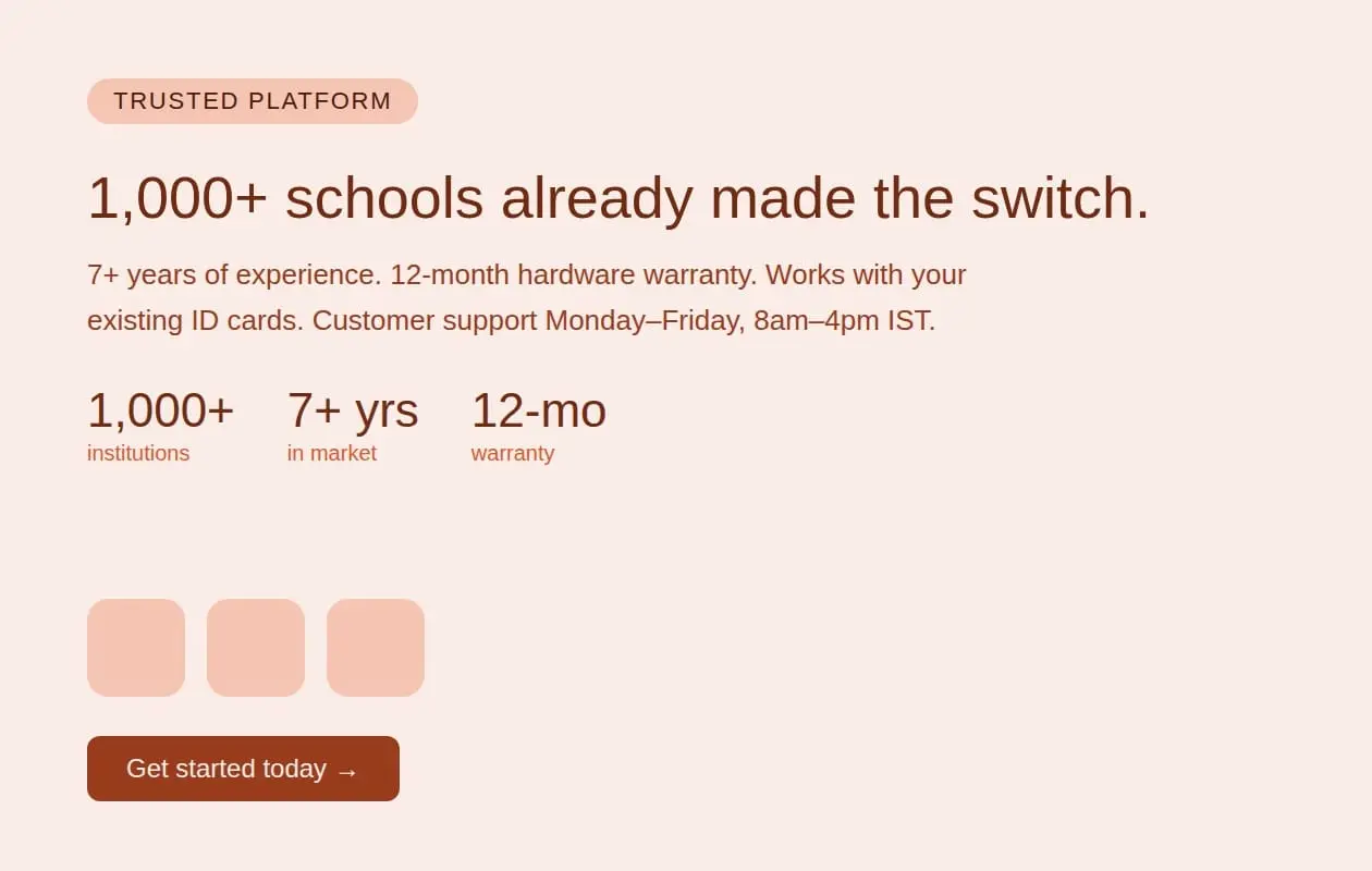 Screenshot 1 of ATS Cashless School Card