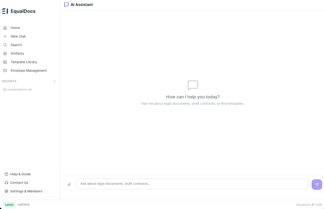 Screenshot 1 of EqualDocs AI