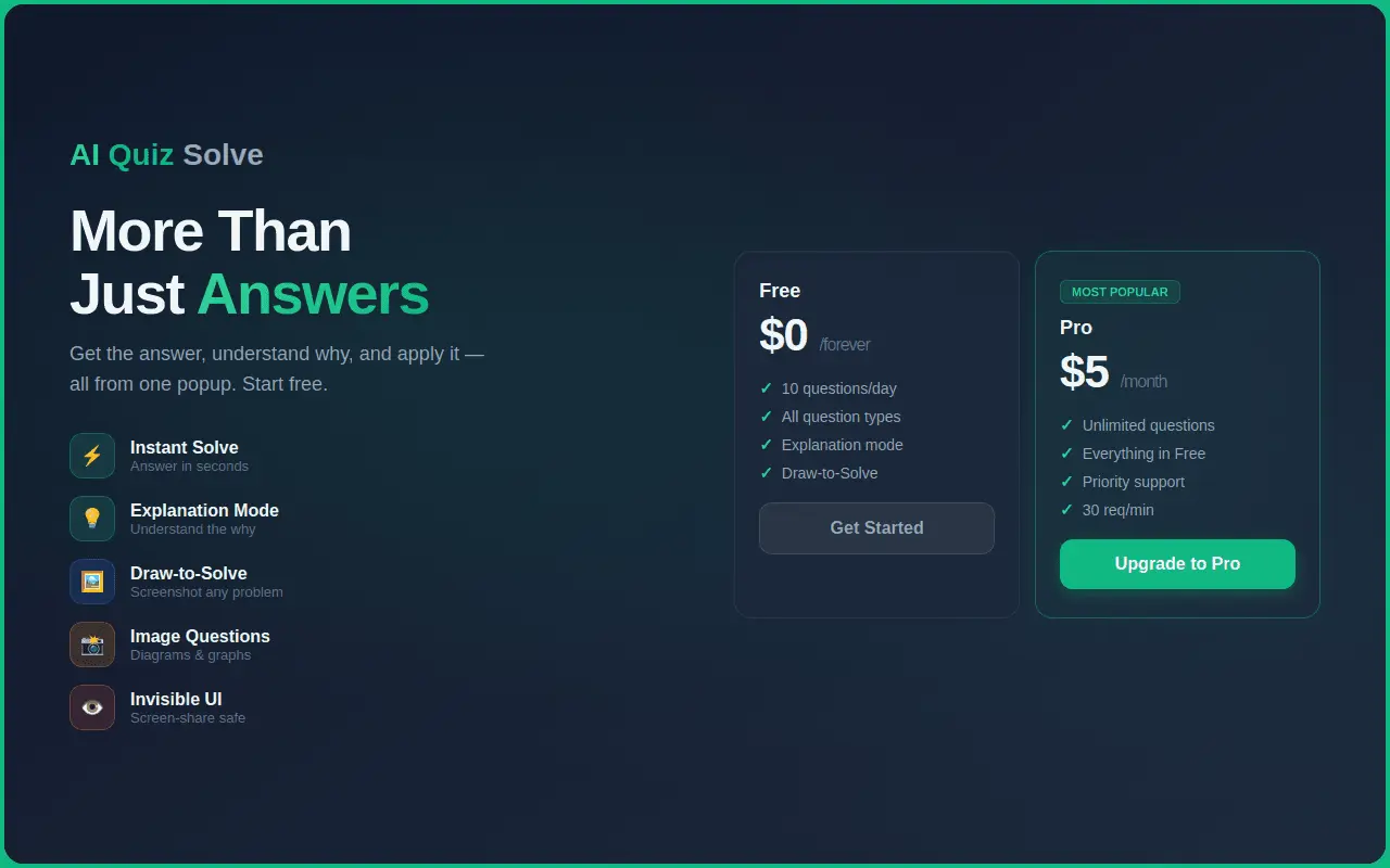 Screenshot 5 of AI Quiz Solve