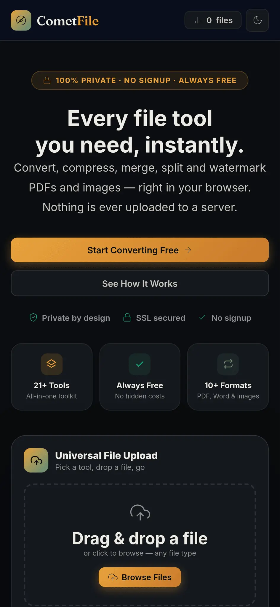 Screenshot 4 of CometFile