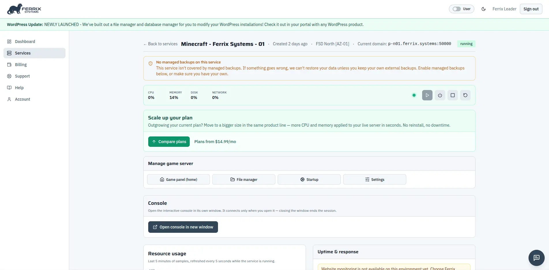 Screenshot 5 of Ferrix Systems