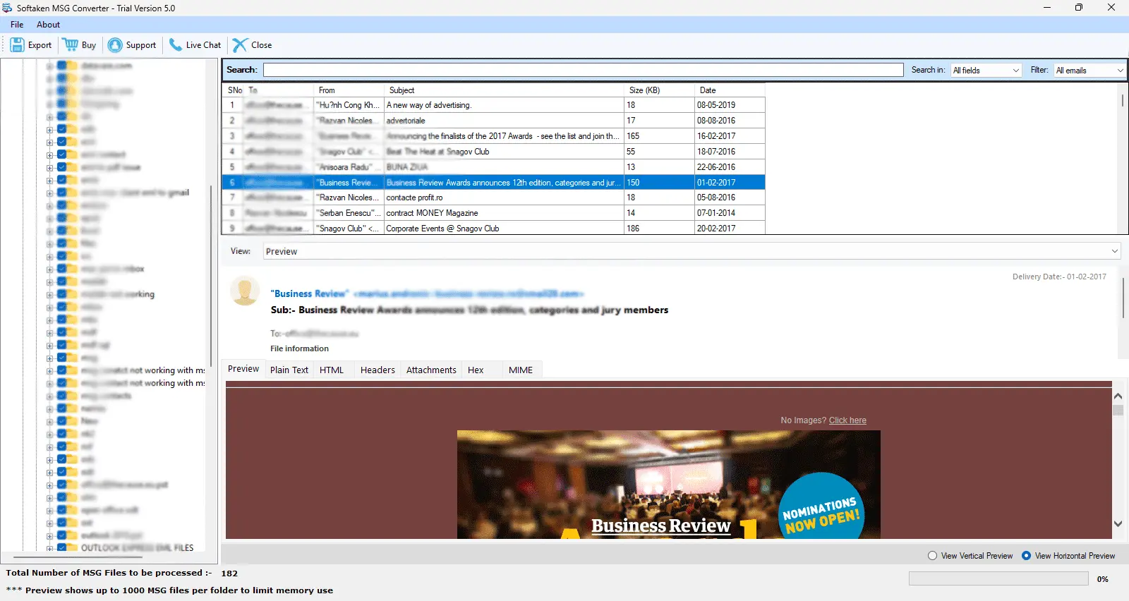 Screenshot 3 of Softaken MSG to EML Converter
