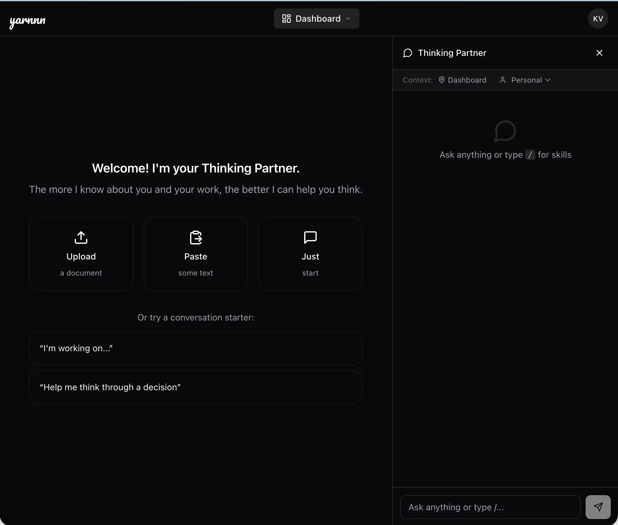 Screenshot 3 of yarnnn
