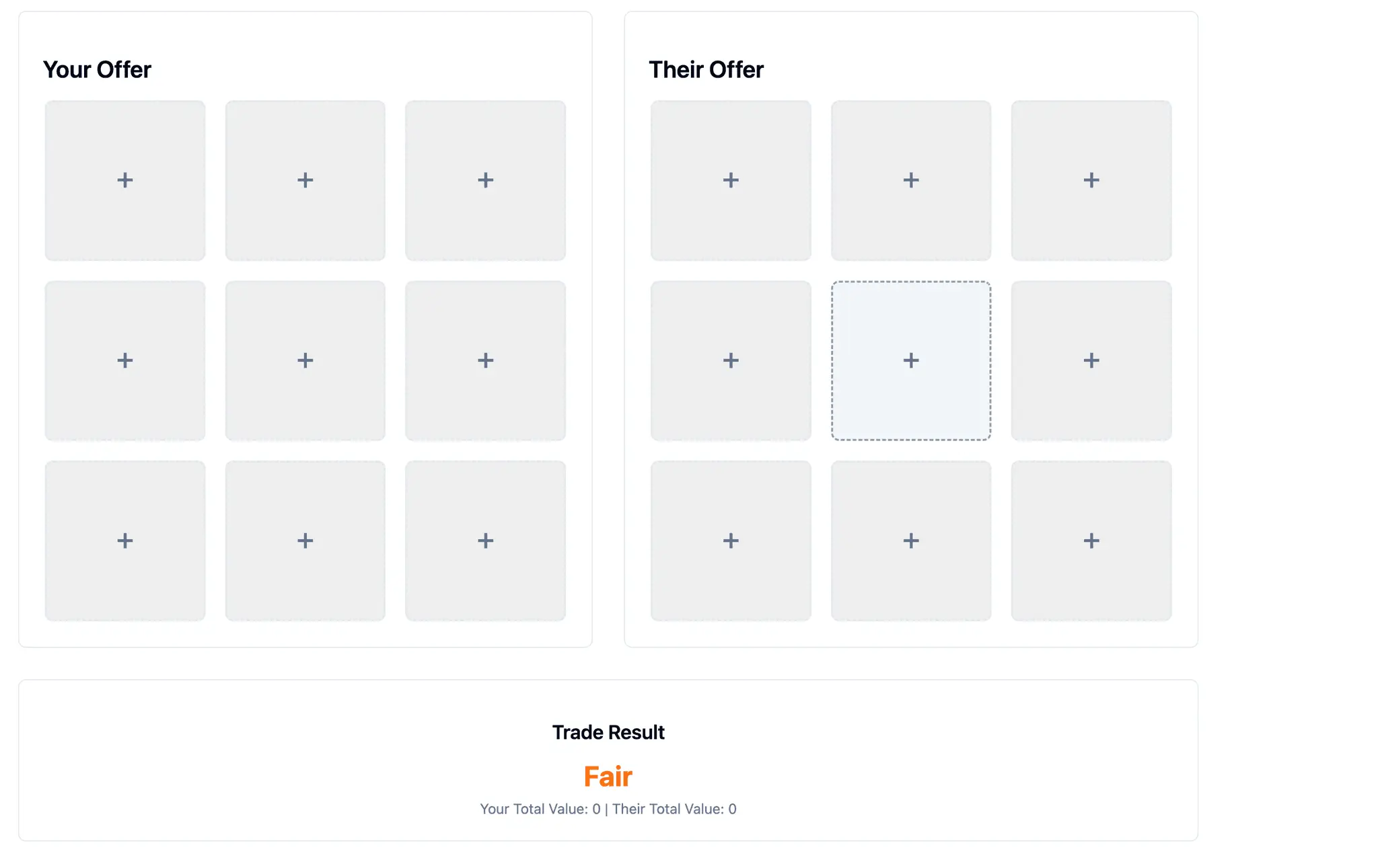 Screenshot 1 of Grow a Garden Trade Calculator