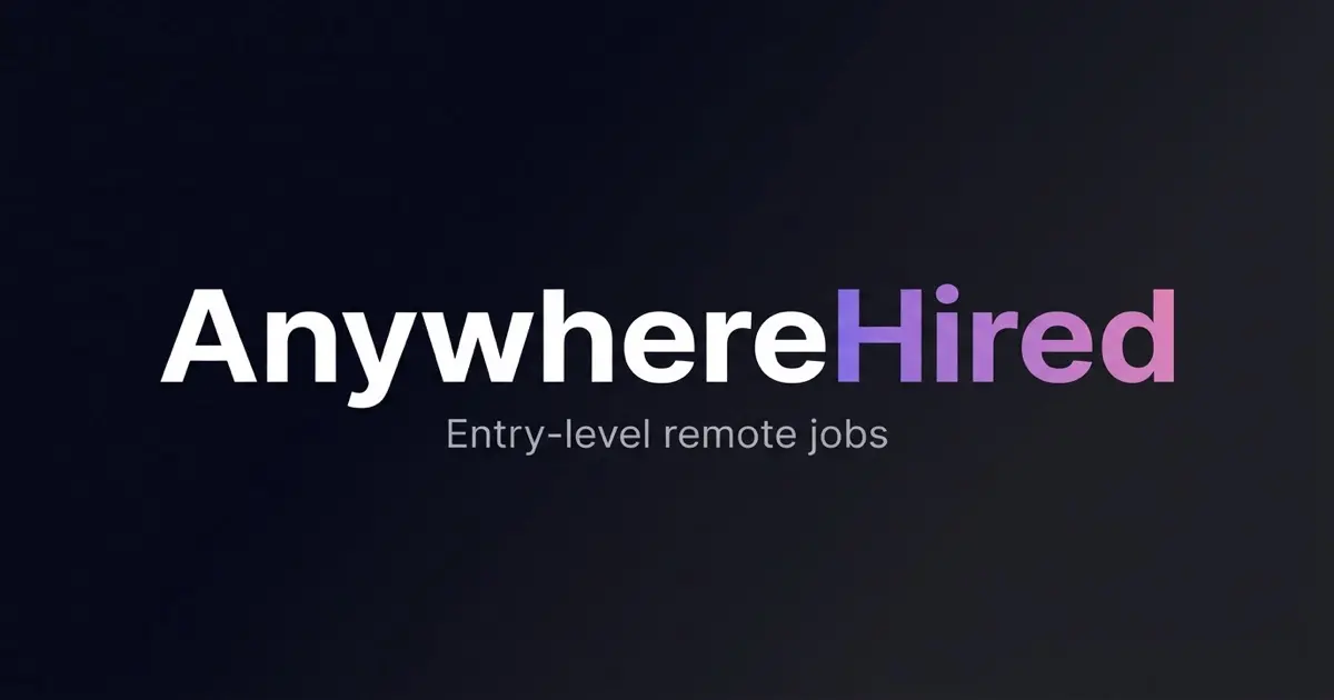 Screenshot 1 of AnywhereHired