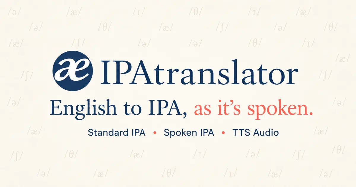 Screenshot 1 of IPA Translator