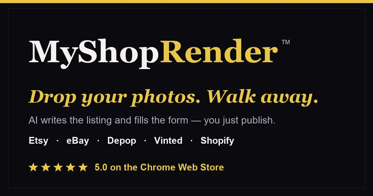 Screenshot 1 of MyShopRender