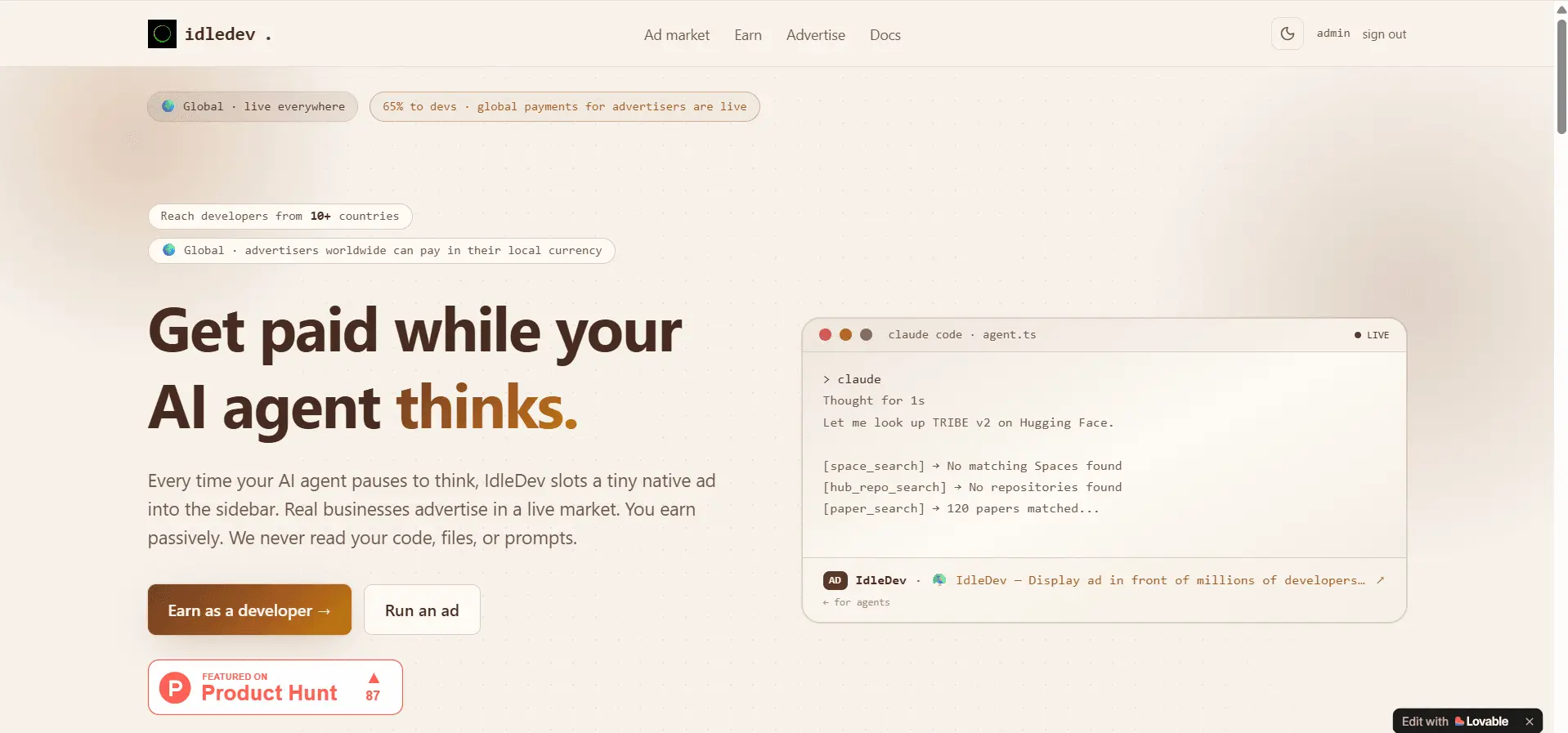 Screenshot 1 of IdleDev