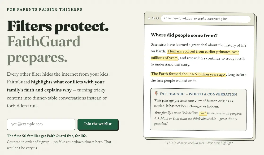 Screenshot 1 of Faithguard