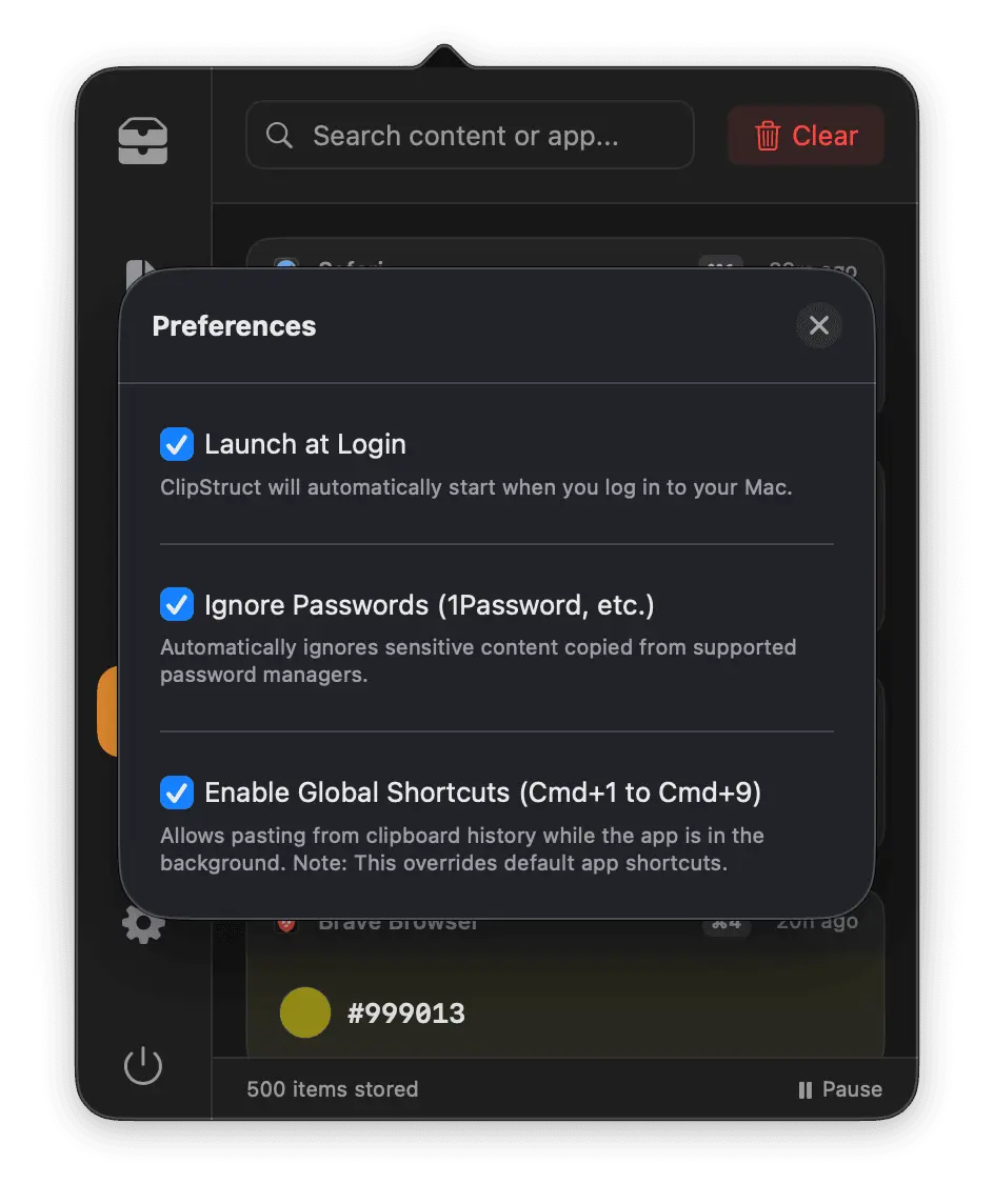 Screenshot 5 of ClipStruct