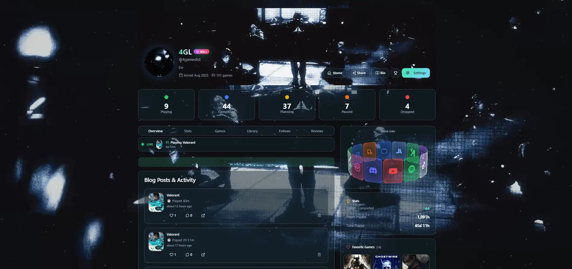 Screenshot 4 of 4GamesList