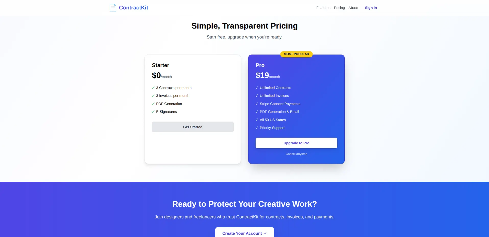 Screenshot 1 of ContractKit