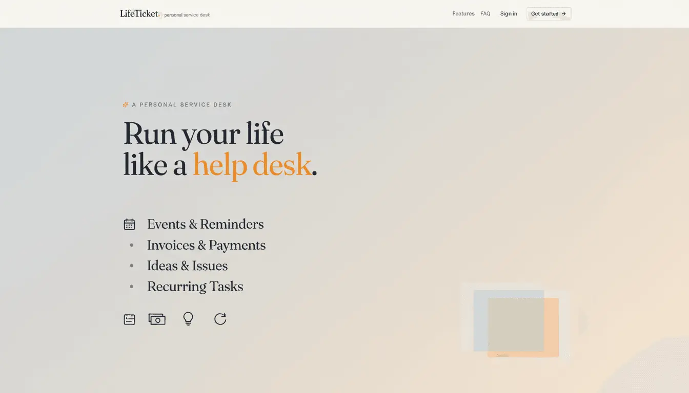 Screenshot 1 of LifeTicket