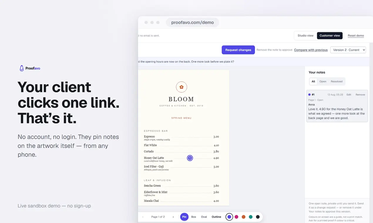 Screenshot 2 of Proofavo