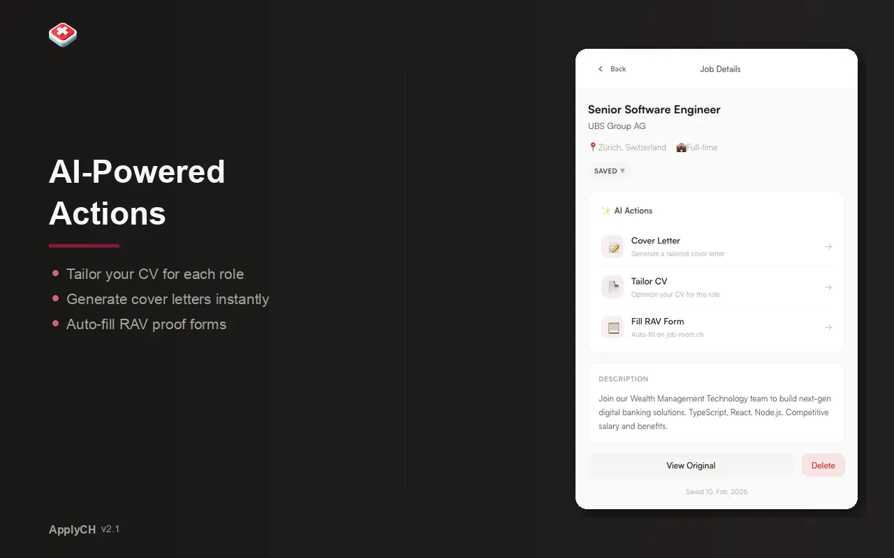 Screenshot 4 of ApplyCH