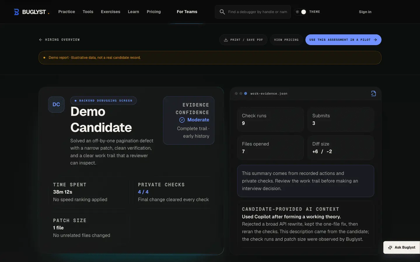 Screenshot 3 of Buglyst