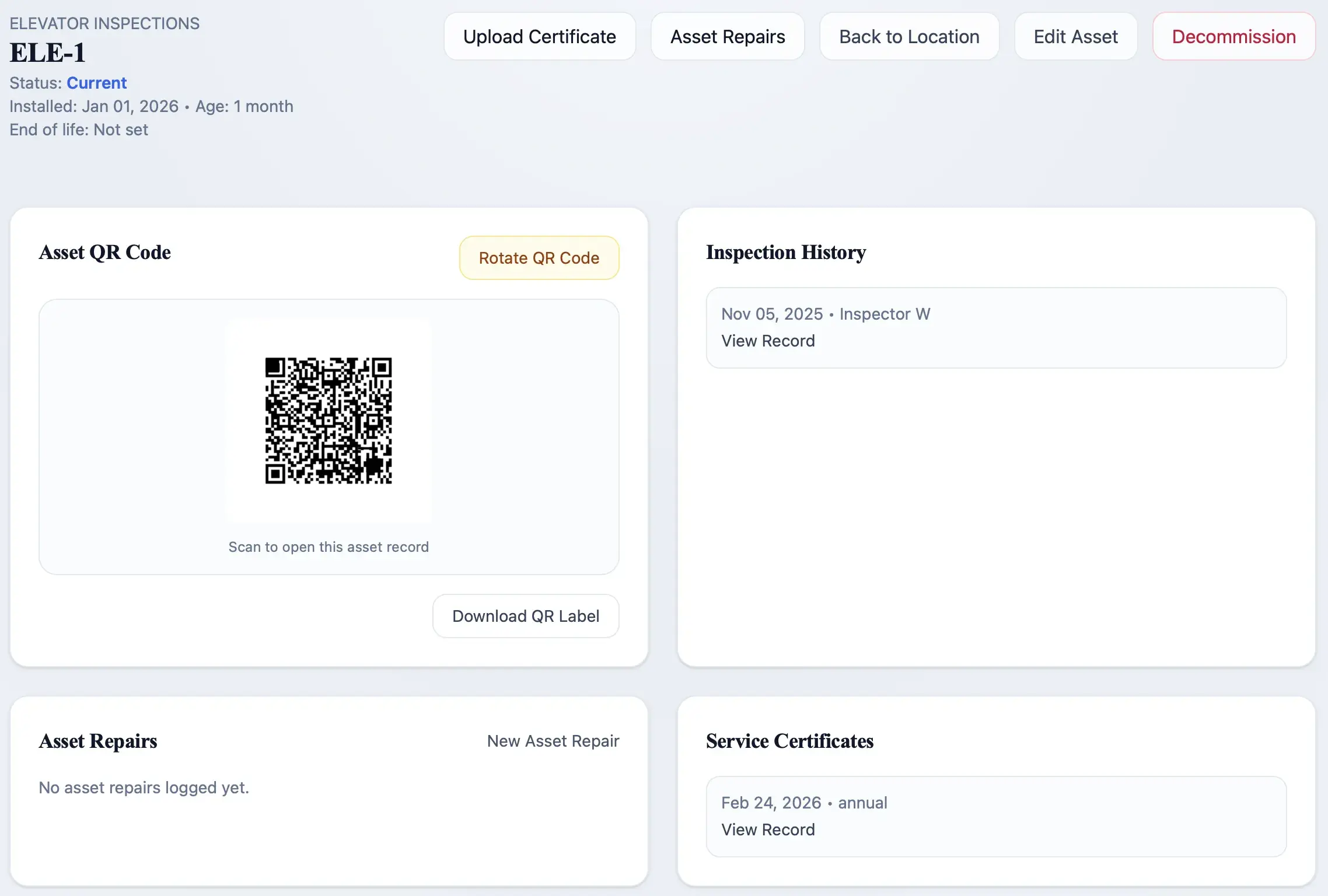 Screenshot 4 of Inspection Logging