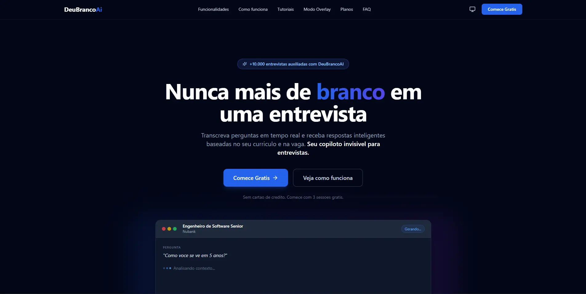 Screenshot 1 of DeuBrancoAi