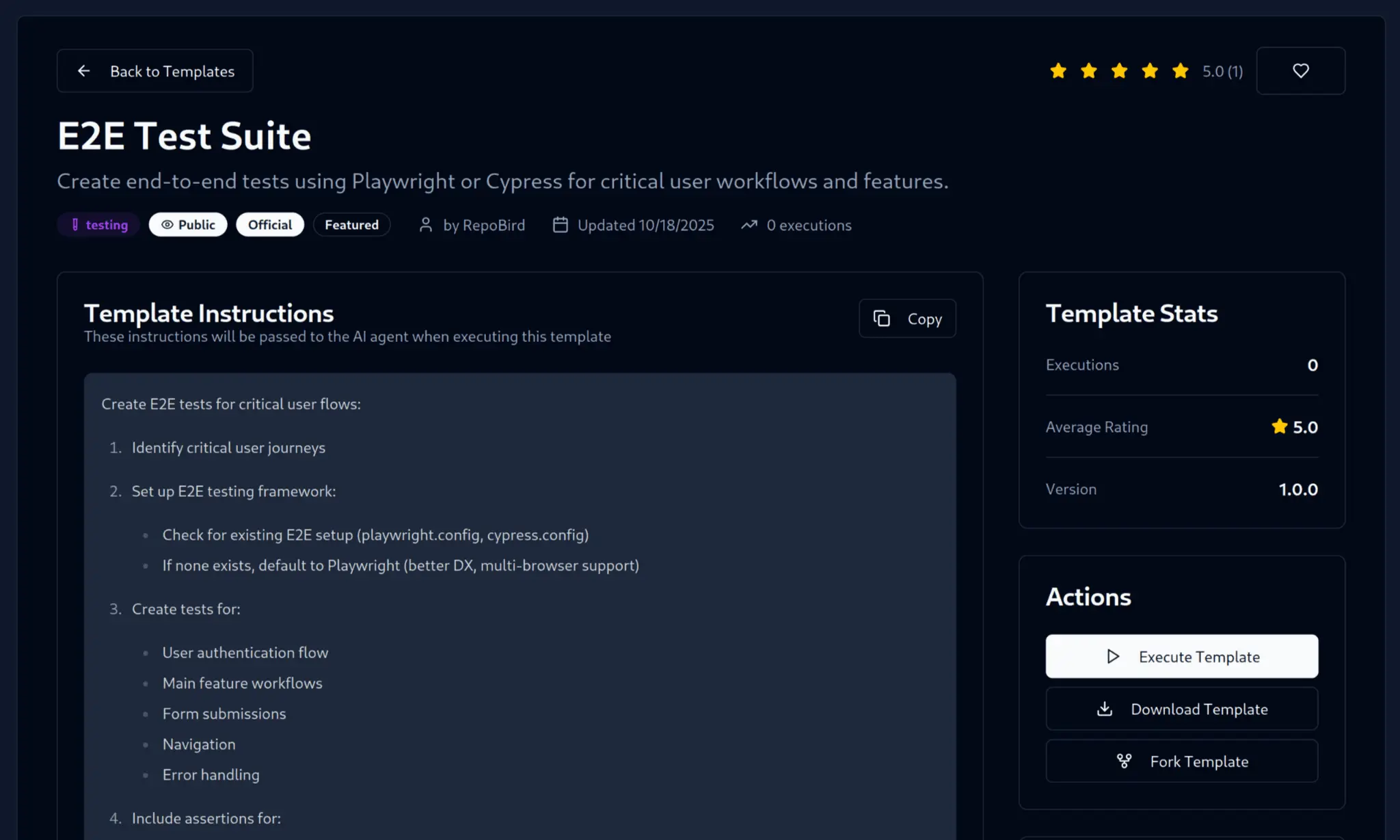 Screenshot 7 of RepoBird - One-Shot Cloud Coding Agents