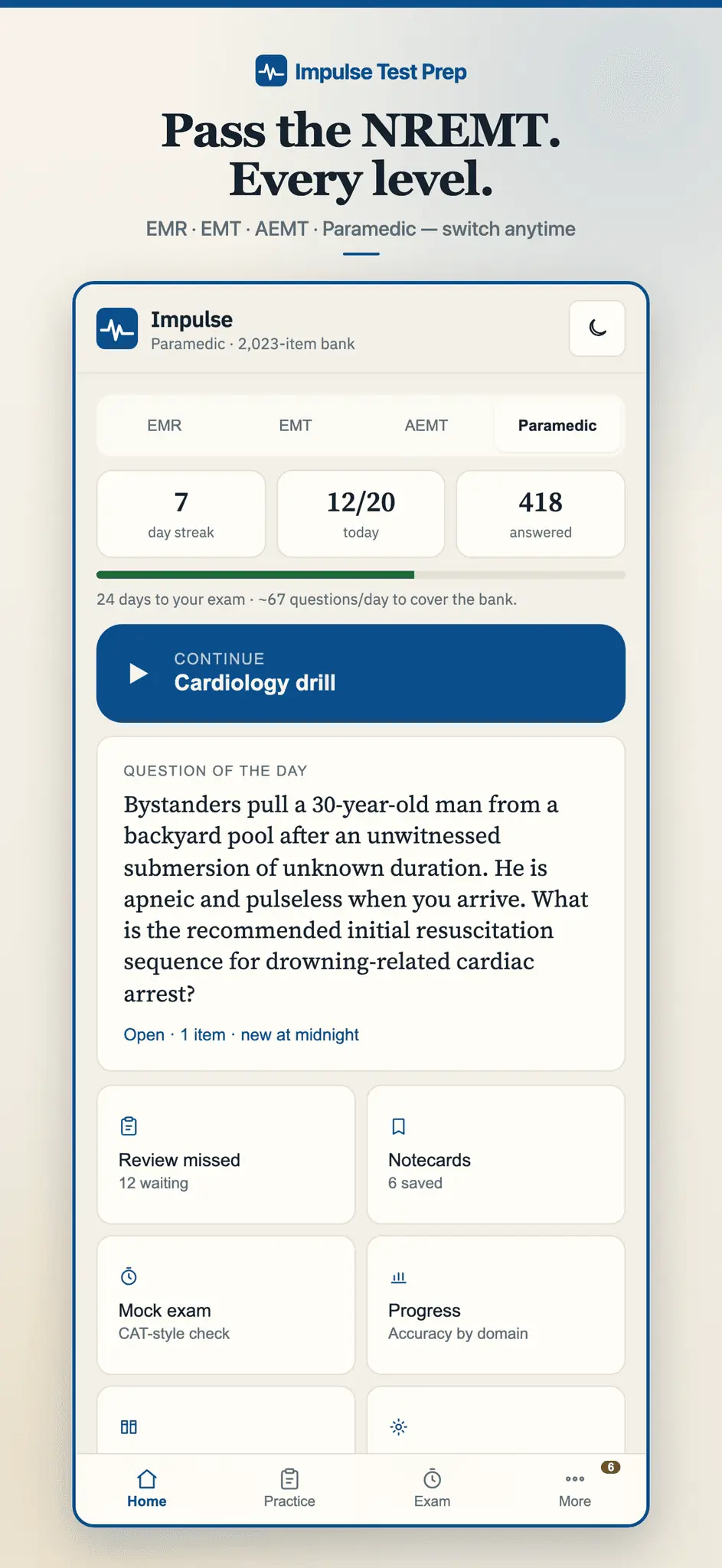 Screenshot 1 of Impulse Test Prep